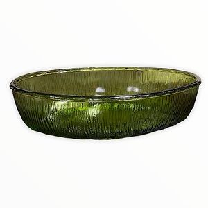 FTD 1975 Green Oval Serving Dish